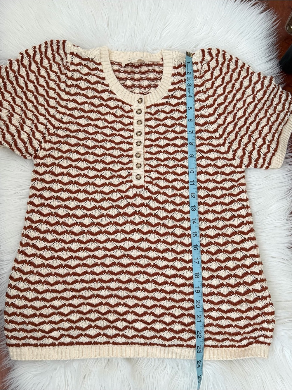 Sézane Mae Jumper blouse Top M - Picture 11 of 11